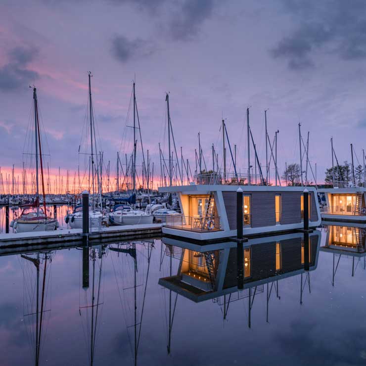 Floating Homes - schwimmender Häuser - Haustypen Foto