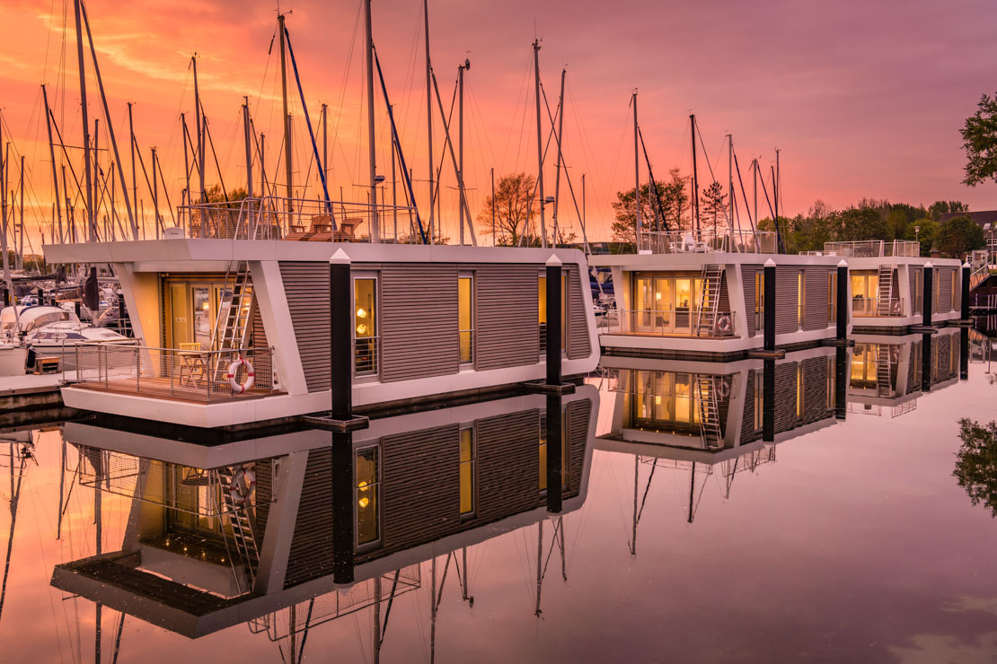 Floating Homes - die schwimmender Häuser - Impressionen oder Haustypen