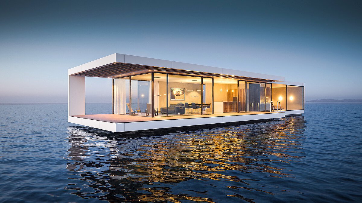 Floating Homes - die schwimmender Häuser - Impressionen oder Haustypen