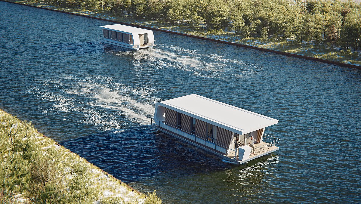 Floating Homes - die schwimmender Häuser - Impressionen oder Haustypen