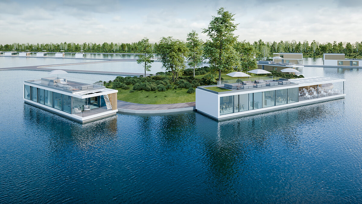Floating Homes - die schwimmender Häuser - Impressionen oder Haustypen