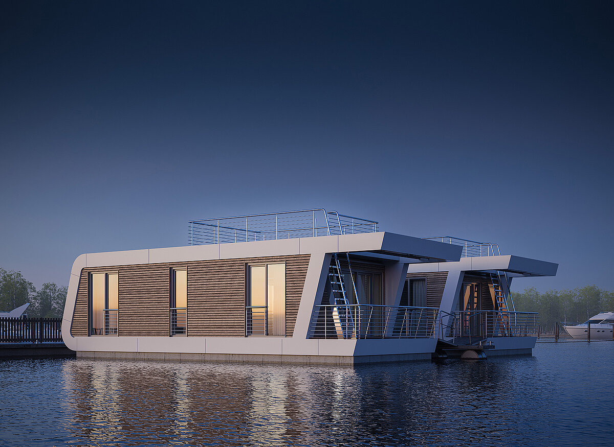 Floating Homes - die schwimmender Häuser - Impressionen oder Haustypen