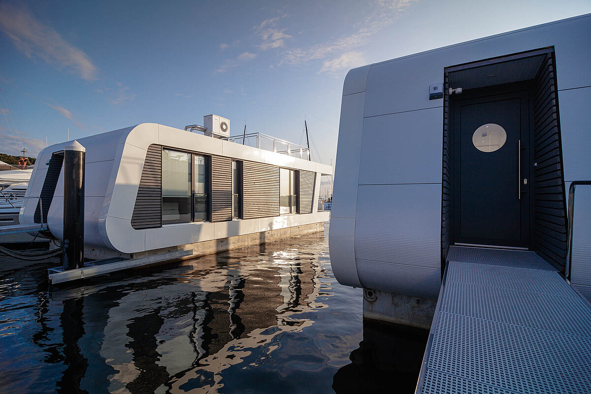 Floating Homes - die schwimmender Häuser - Impressionen oder Haustypen