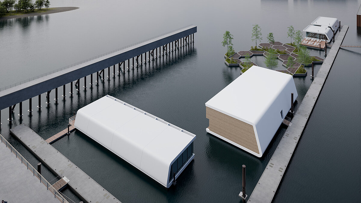 Floating Homes - die schwimmender Häuser - Impressionen oder Haustypen