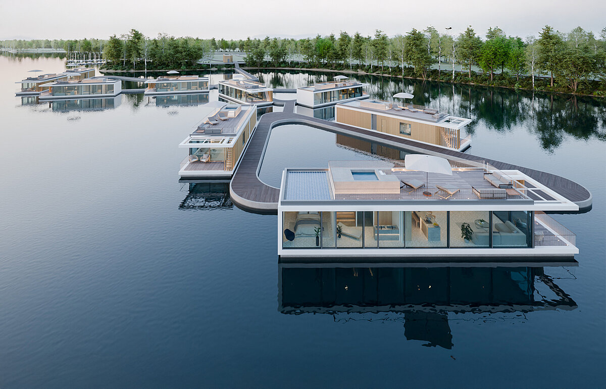 Floating Homes - die schwimmender Häuser - Impressionen oder Haustypen
