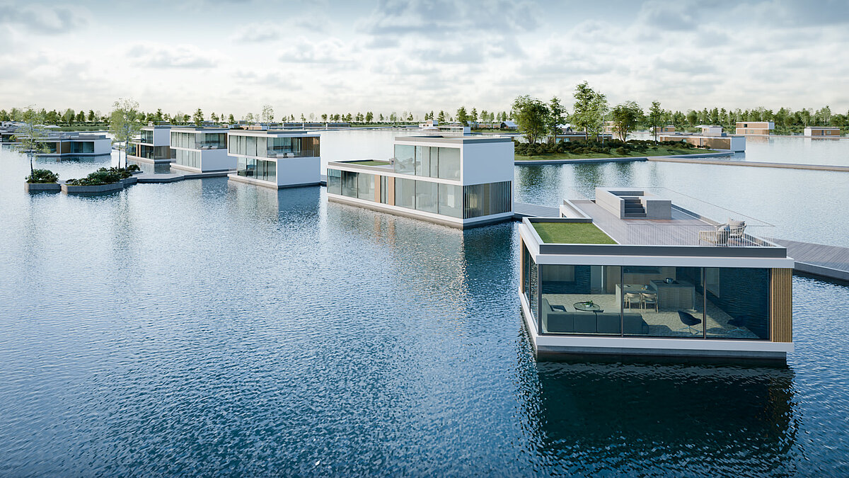 Floating Homes - die schwimmender Häuser - Impressionen oder Haustypen
