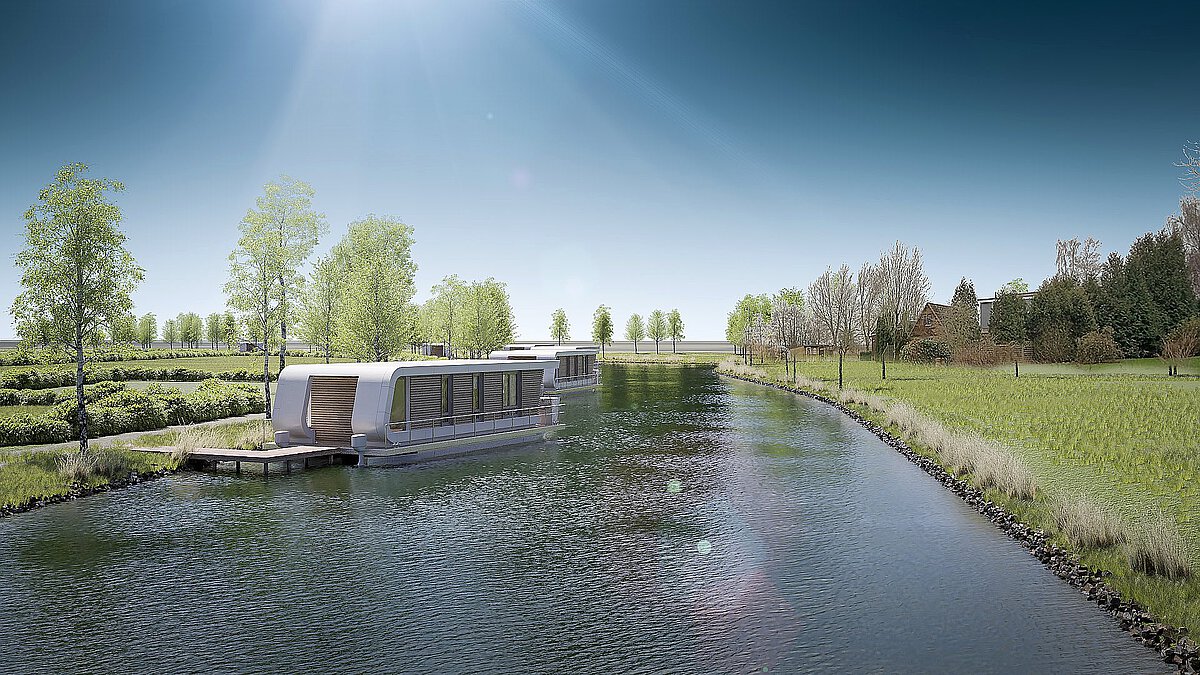 Floating Homes - die schwimmender Häuser - Impressionen oder Haustypen