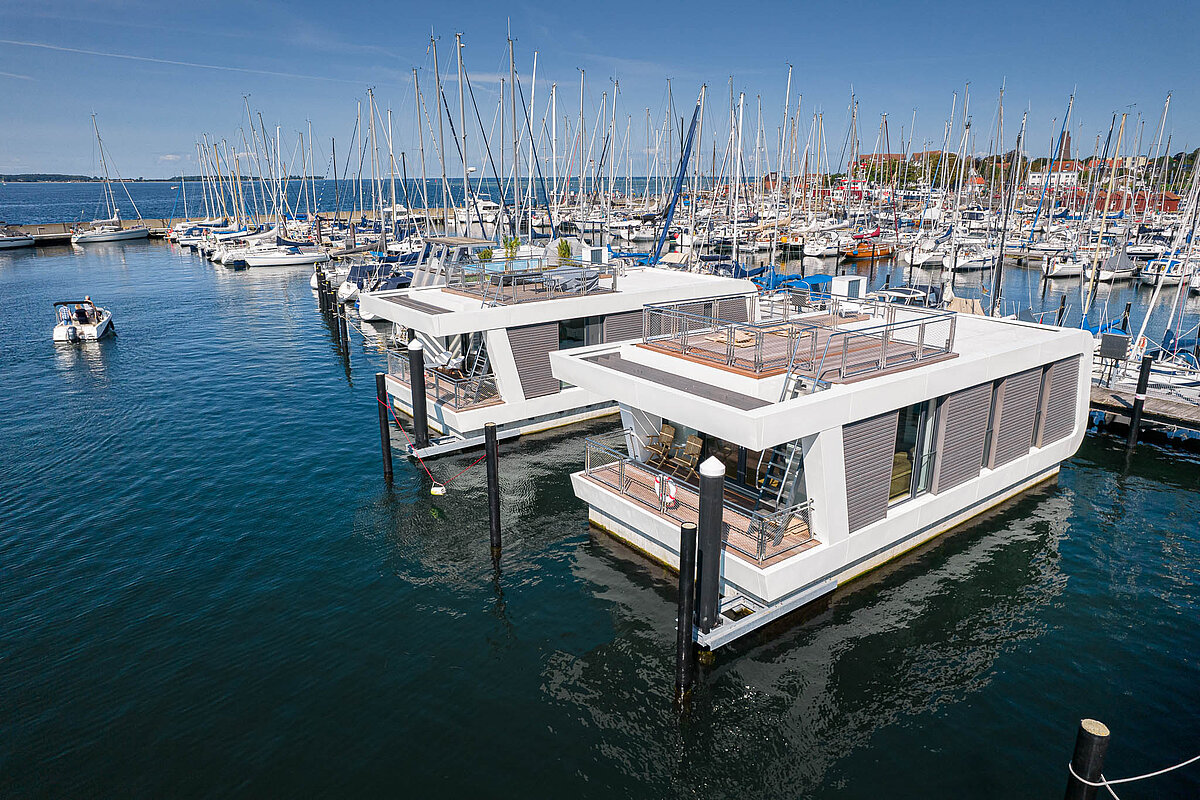 Floating Homes - die schwimmender Häuser - Impressionen oder Haustypen