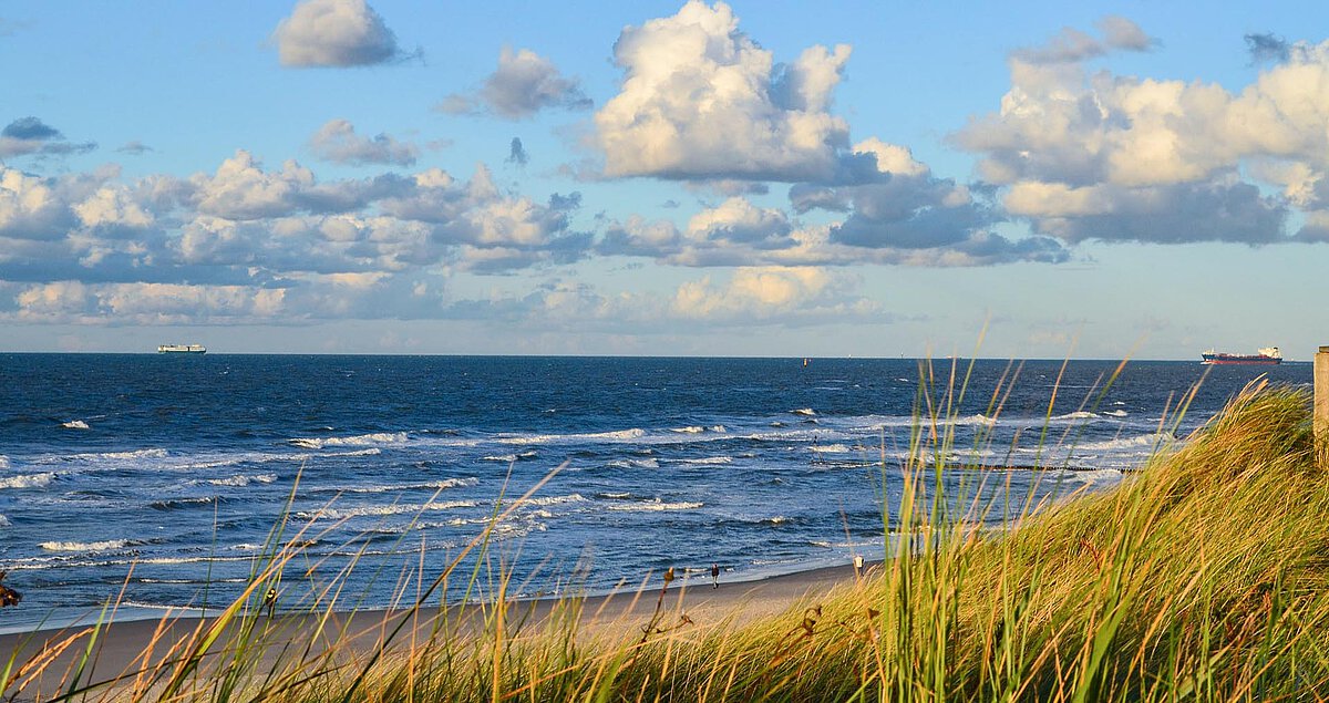 Ein geruhsamer Blick auf's Meer entspannt die Seele.