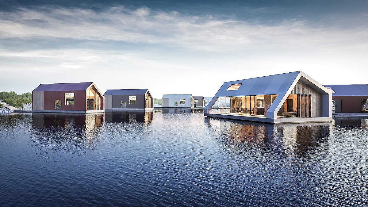 Floating Homes - die schwimmender Häuser - Impressionen oder Haustypen