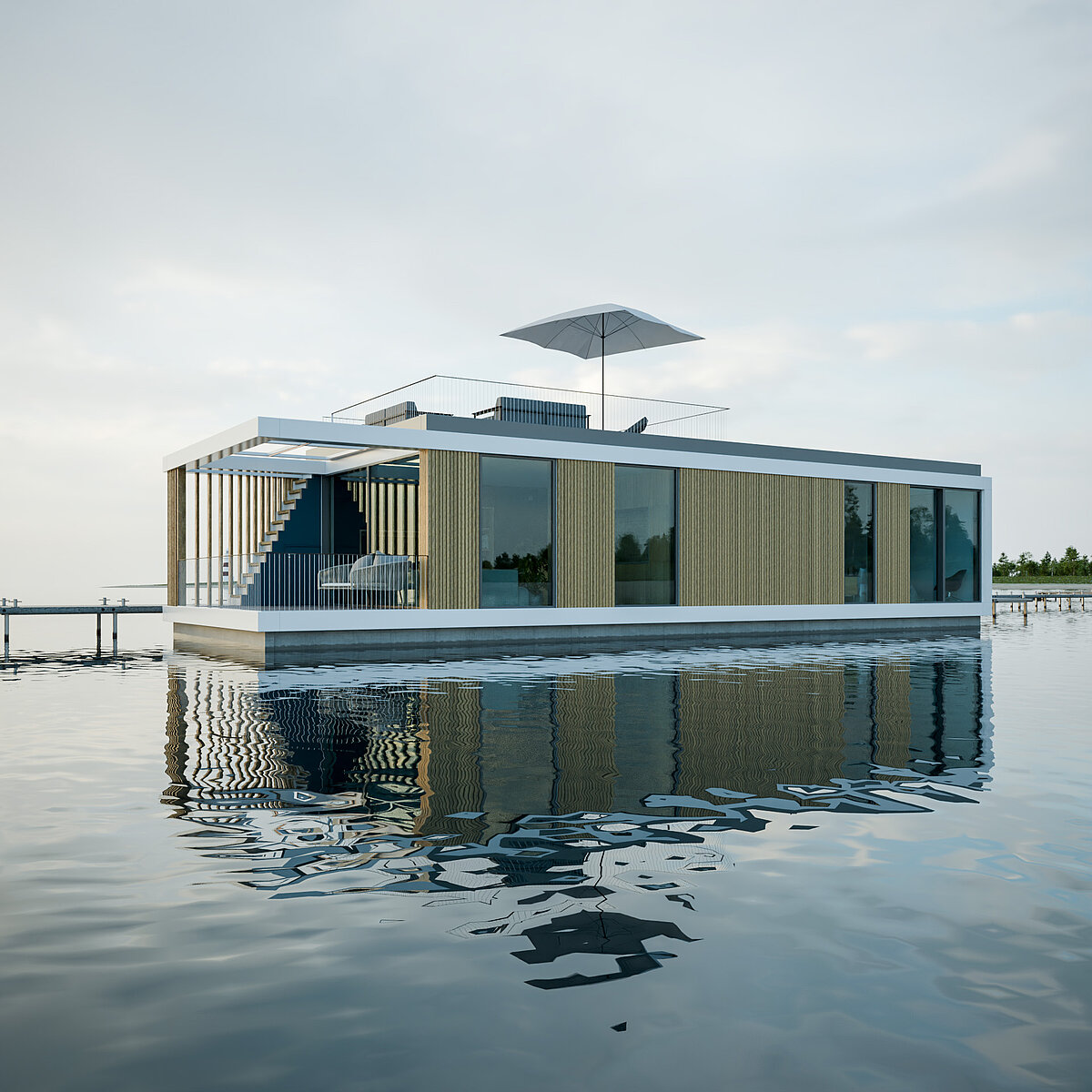 Floating Homes - die schwimmender Häuser - Impressionen oder Haustypen
