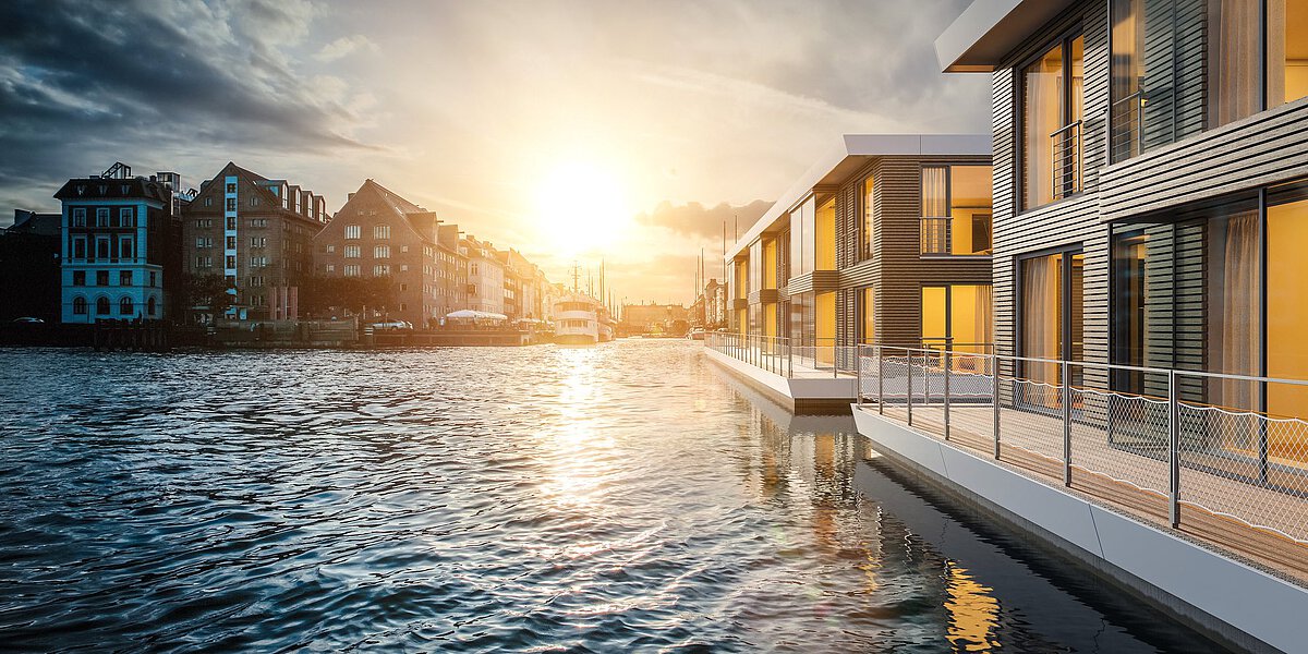 Floating Homes - die schwimmender Häuser - Impressionen oder Haustypen