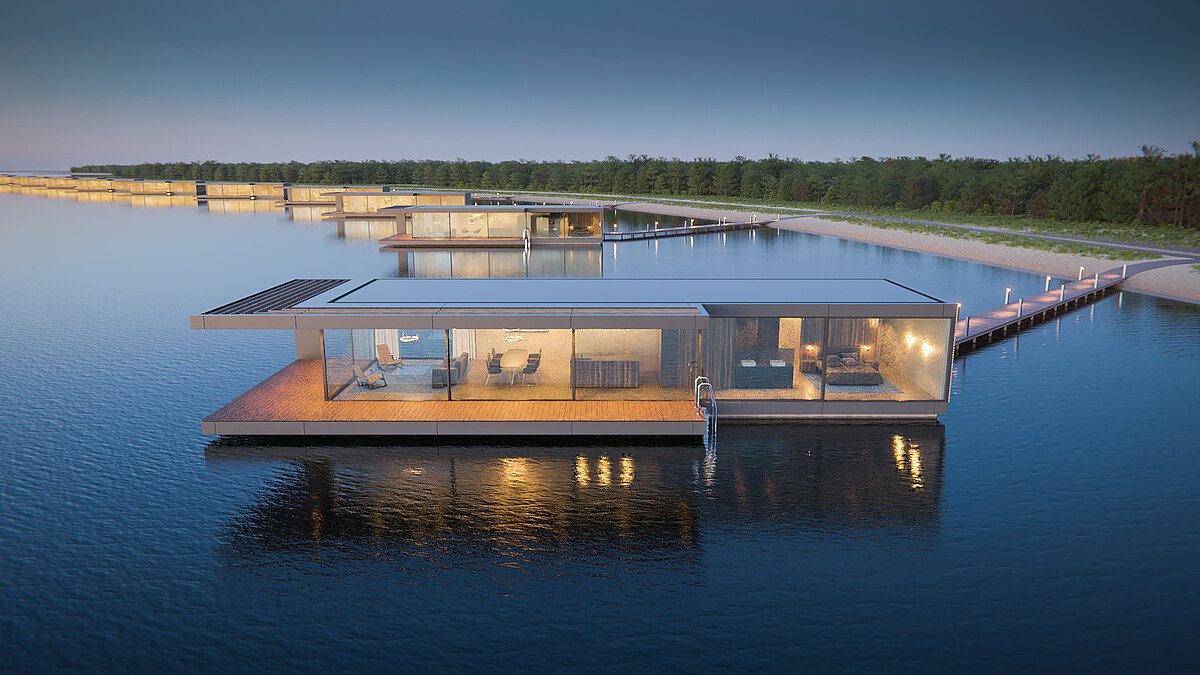 Floating Homes - die schwimmender Häuser - Impressionen oder Haustypen