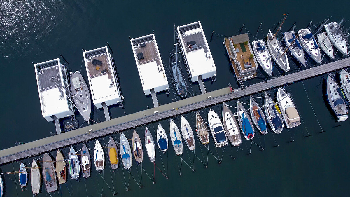 Floating Homes - die schwimmender Häuser - Impressionen oder Haustypen