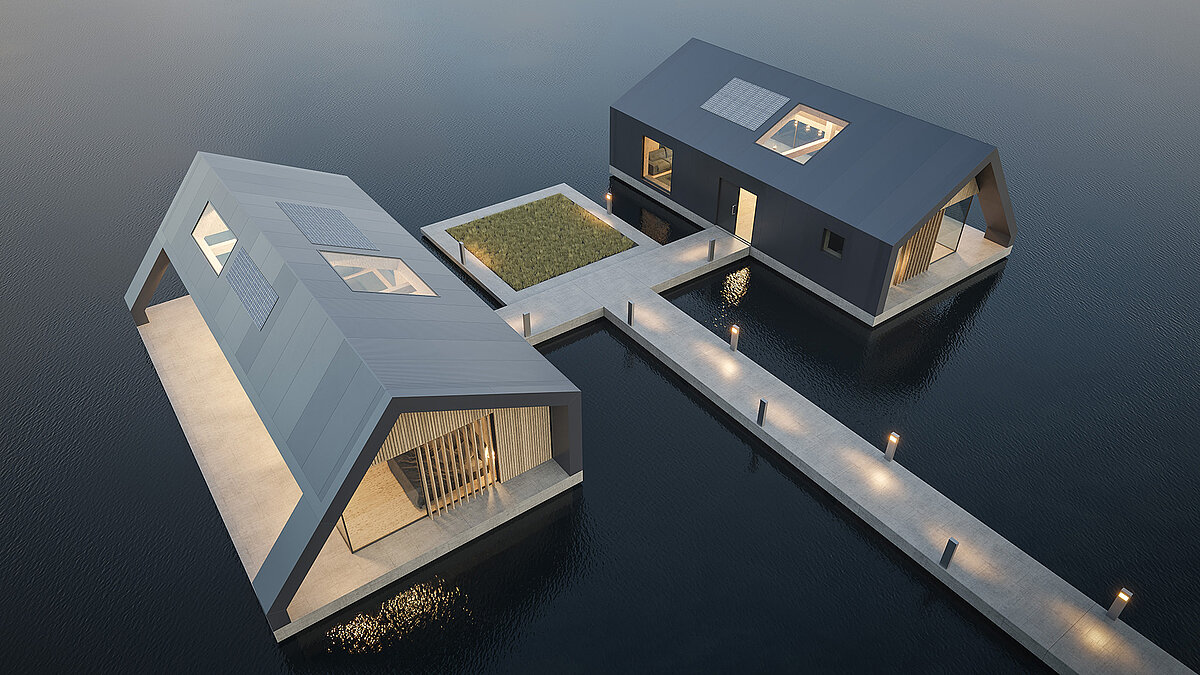 Floating Homes - die schwimmender Häuser - Impressionen oder Haustypen