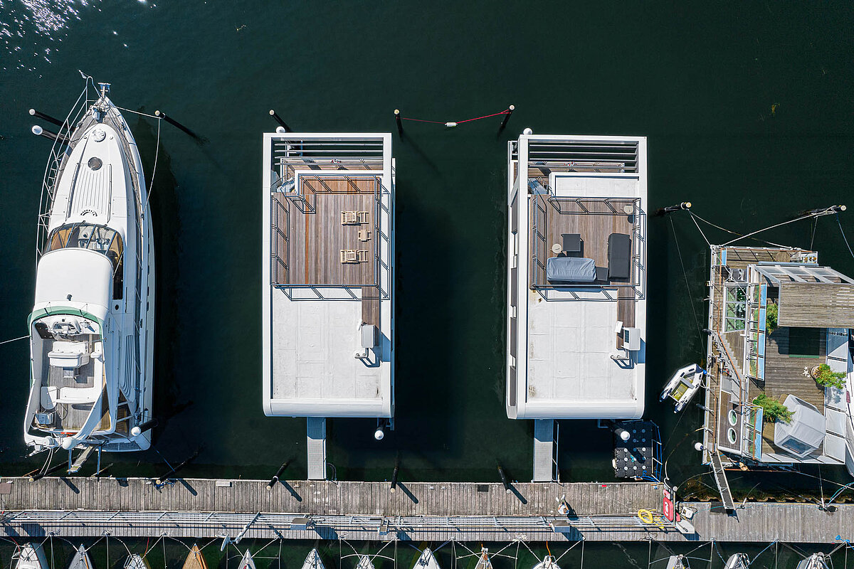 Floating Homes - die schwimmender Häuser - Impressionen oder Haustypen