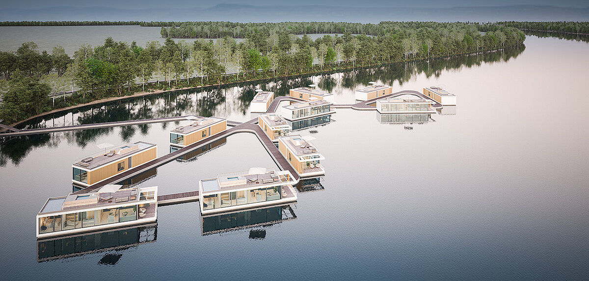 Floating Homes - die schwimmender Häuser - Impressionen oder Haustypen