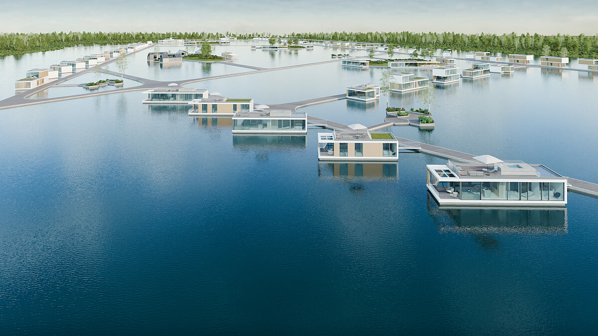 Floating Homes - die schwimmender Häuser - Impressionen oder Haustypen