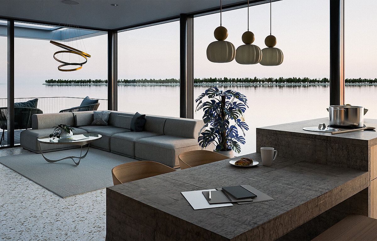 Floating Homes - die schwimmender Häuser - Impressionen oder Haustypen