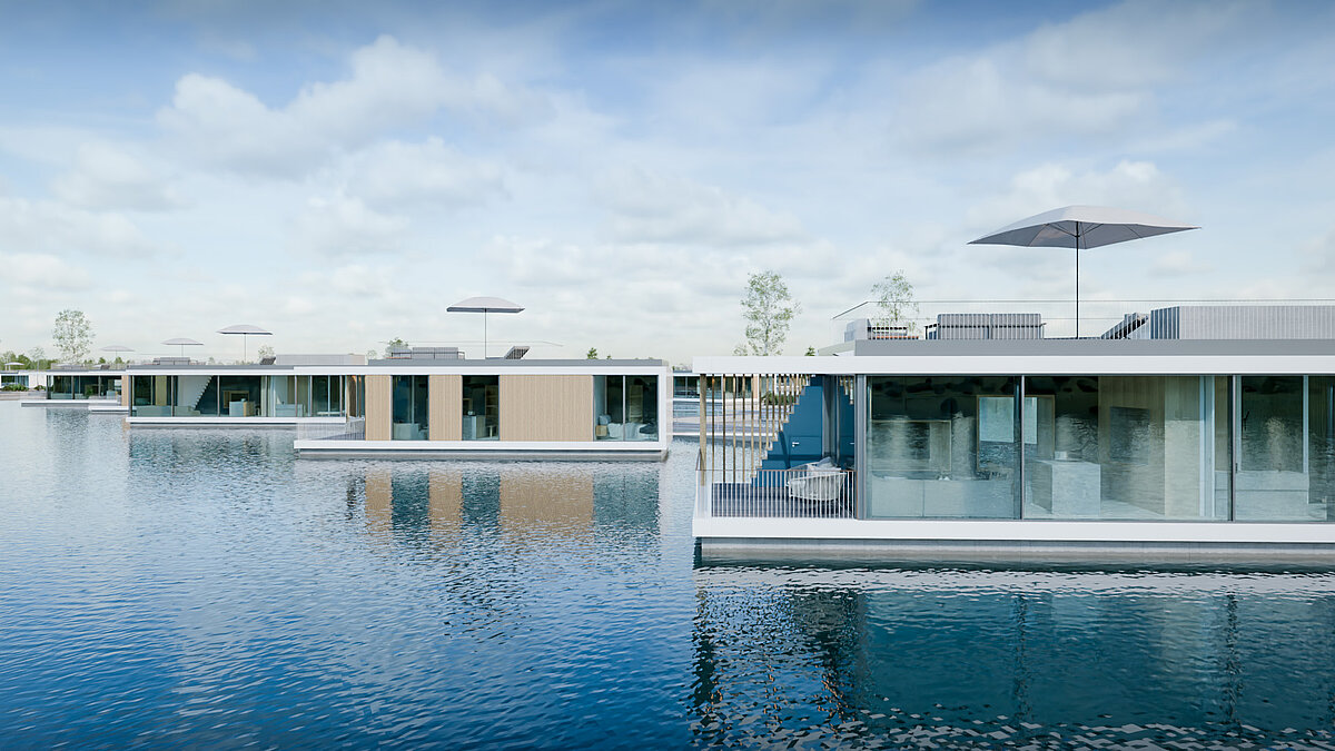 Floating Homes - die schwimmender Häuser - Impressionen oder Haustypen